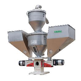 Magic color mixer feeder stainless rational structure design for simple change of colors and easy