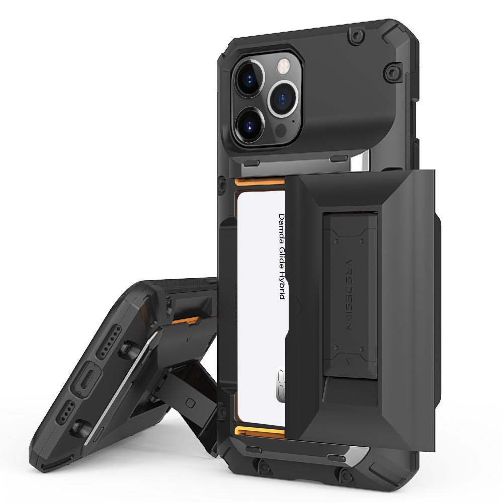 iPhone 12 series - Damda Glide Hybrid - Wallet+Kickstand case