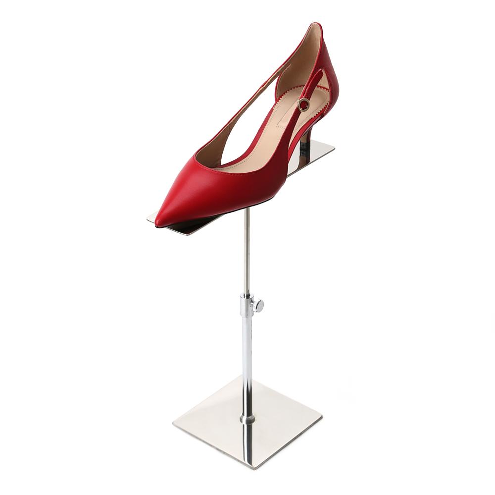 BONES Shoe Display Stand Set- Stainless Steel Mirror Finish
