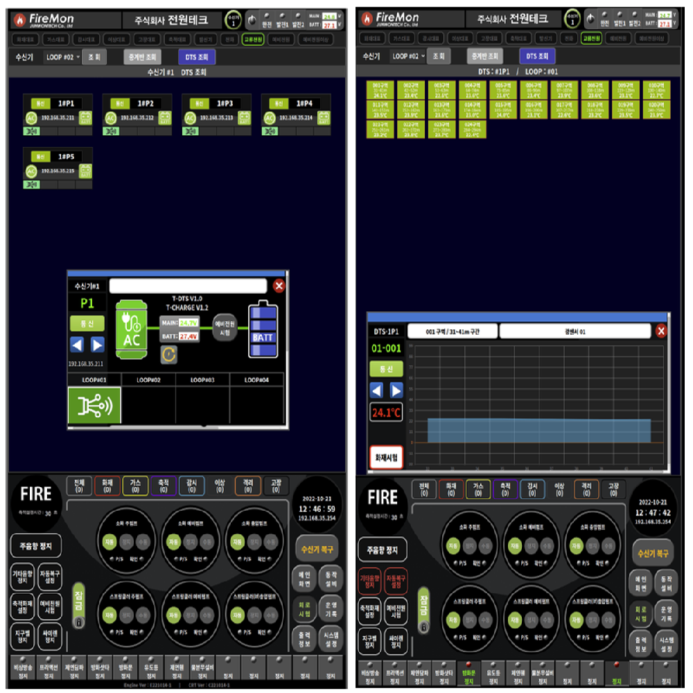Optical cable fire detection system
