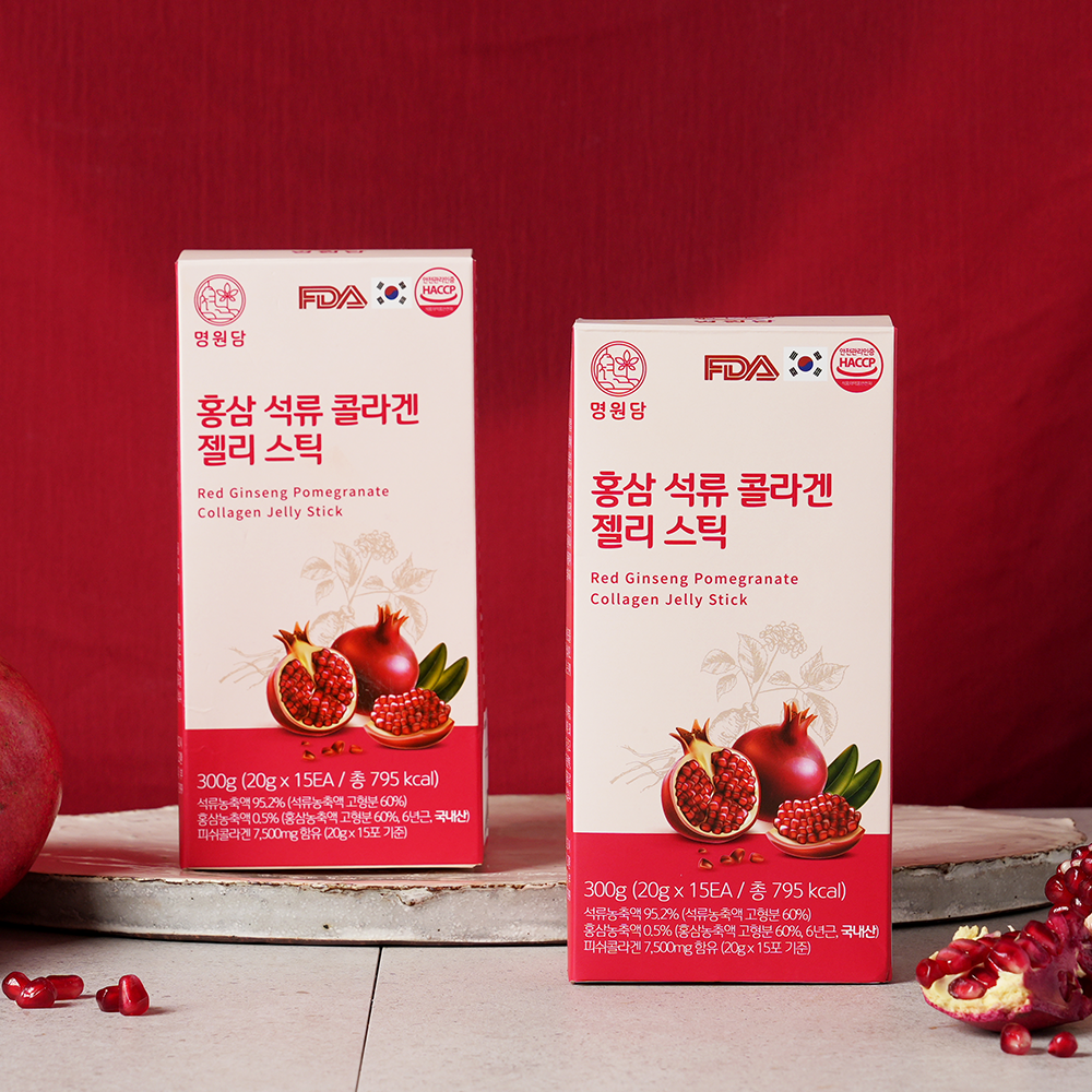Red Ginseng Pomegranate Collagen Jelly Stick