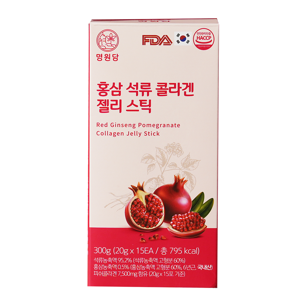 Red Ginseng Pomegranate Collagen Jelly Stick