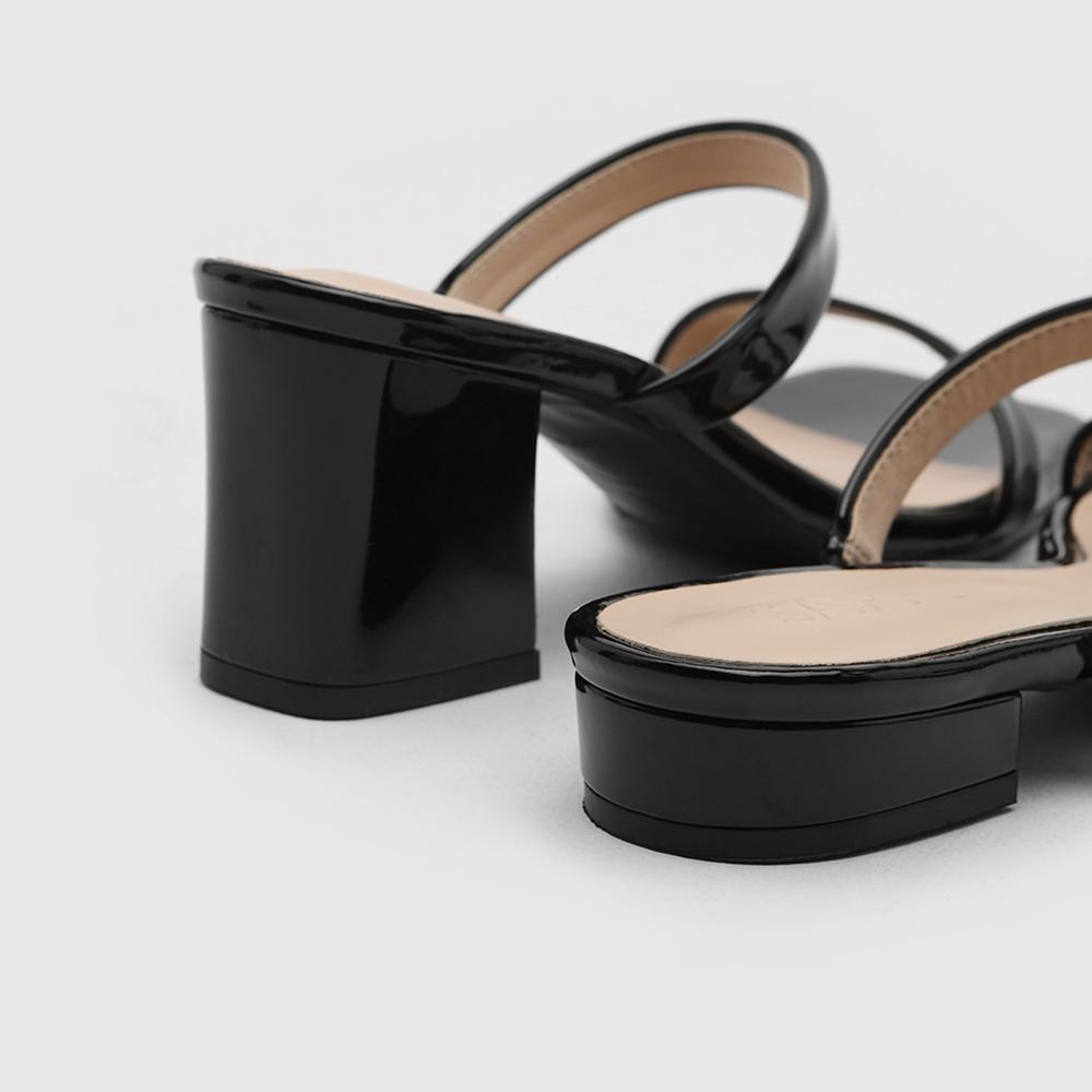 Ponita Double strap Mule Slipper (2/6cm)