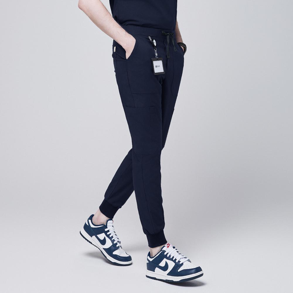 Men's-8-Pocket-Jogger-Scrub-Pants-Navy