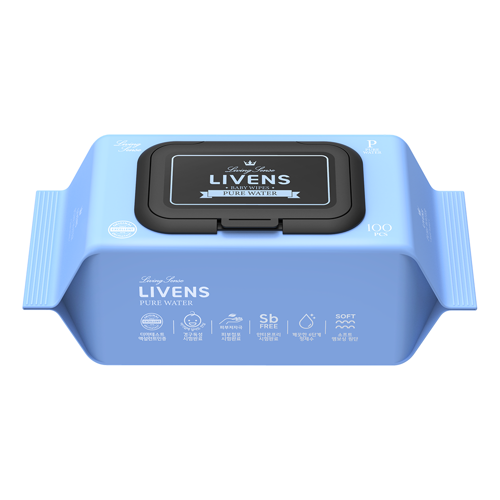 Livens Large Capacity Wet Wipes Pure Water